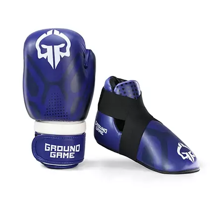 Kickboxing set - Gloves and Shoes Cyborg (Blue)